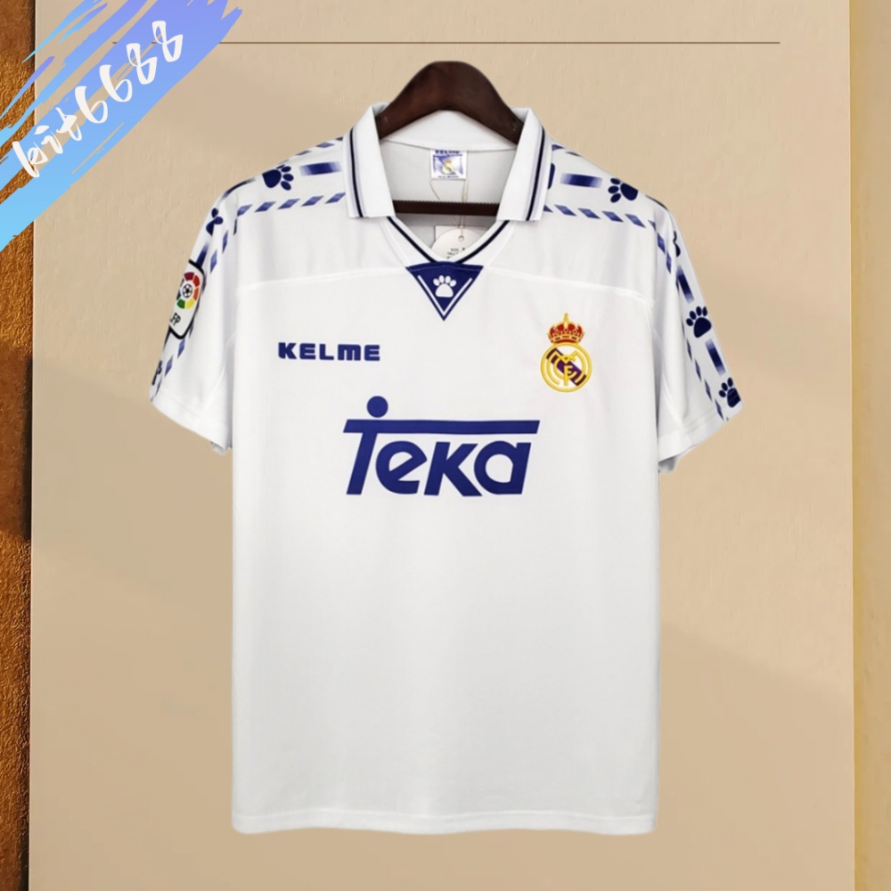 1996/1997 Real Madrid Home Retro Football Shirt