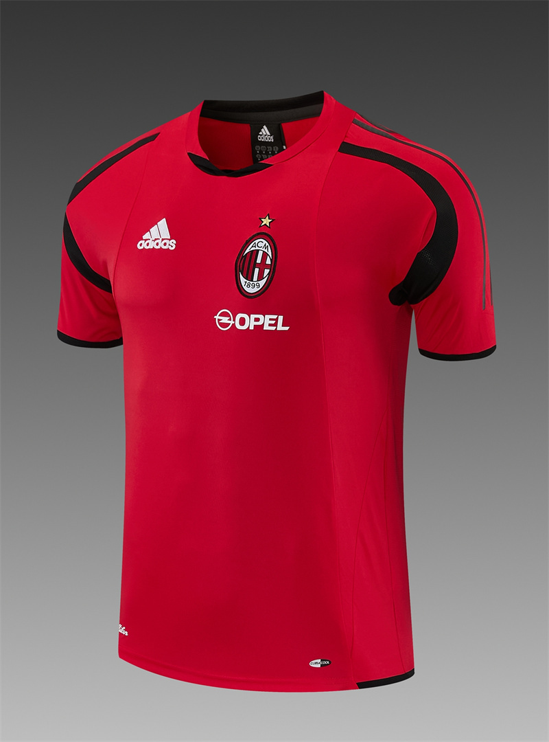 04/05 AC Milan retro training suit short sleeved football shirt