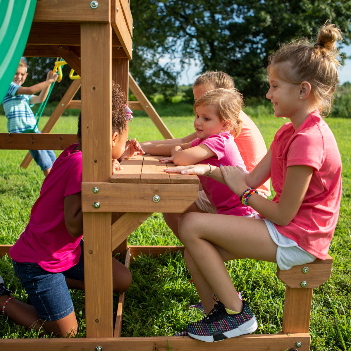 Belmont Wooden Swing Set