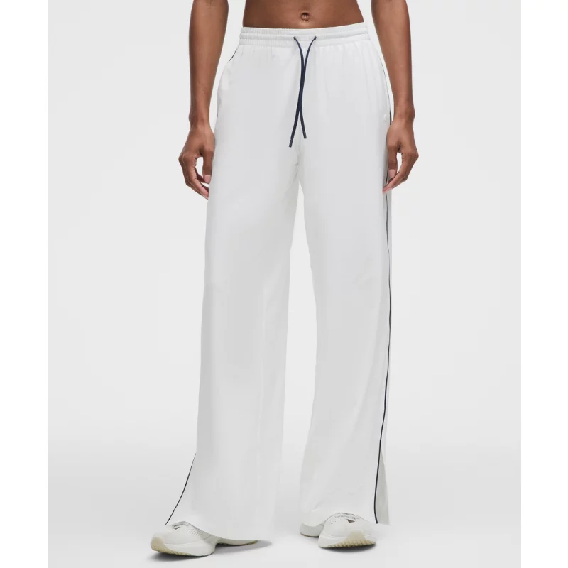 Court Rival Wide-Leg Track Pant Regular Contrast Drawcord