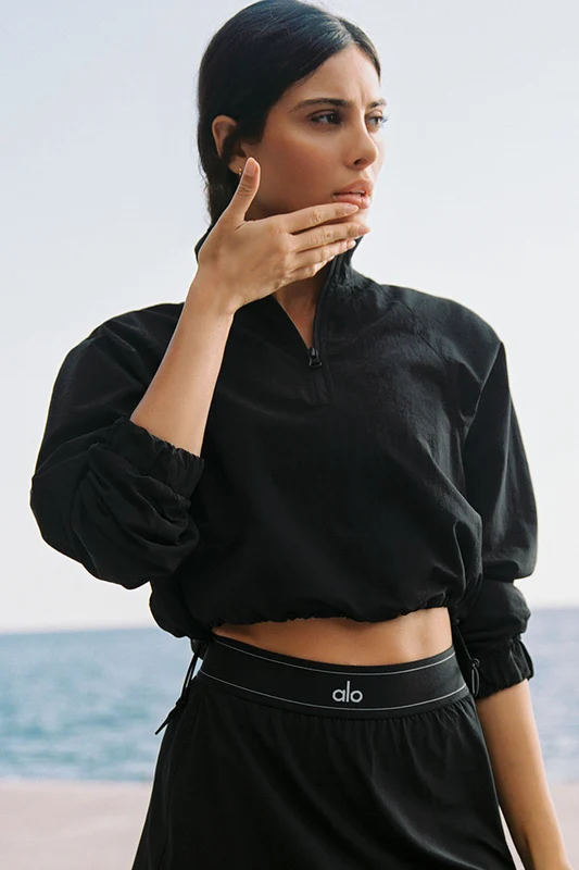 Cropped 1/4 Zip Alumni Pullover