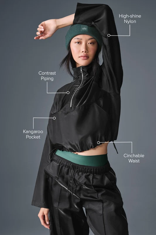 Cropped Afterglow Pullover