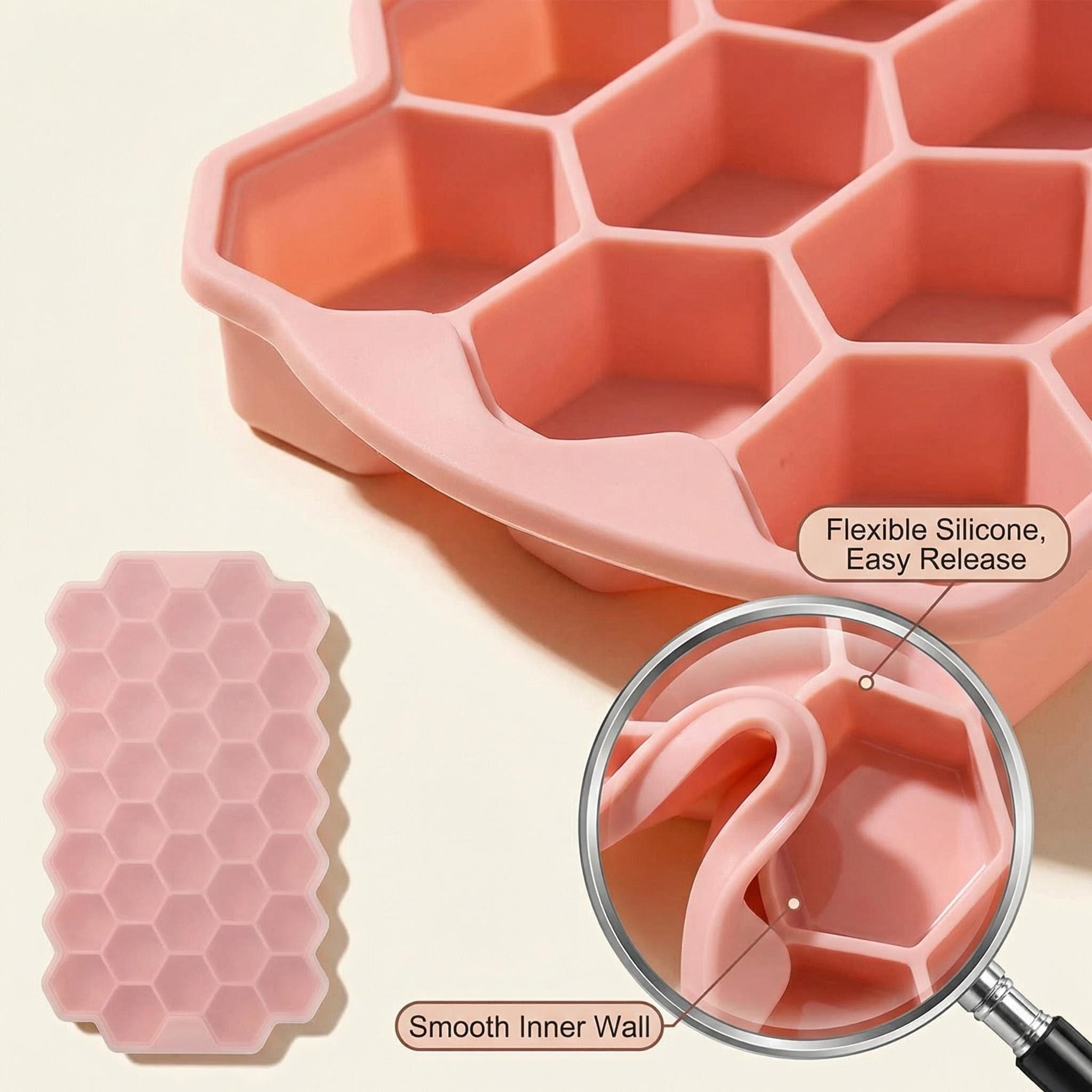 Silicone Honeycomb Ice Cube Tray 37 Grids