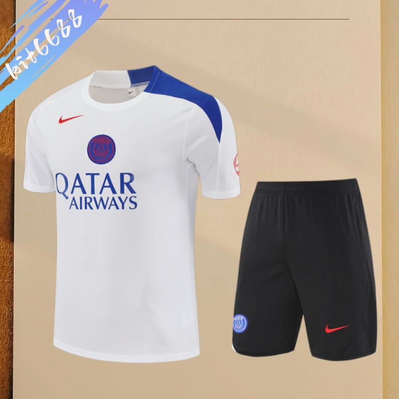 25/26 PSG Paris Short Sleeve Training Wear ( Adult kit Kids )
