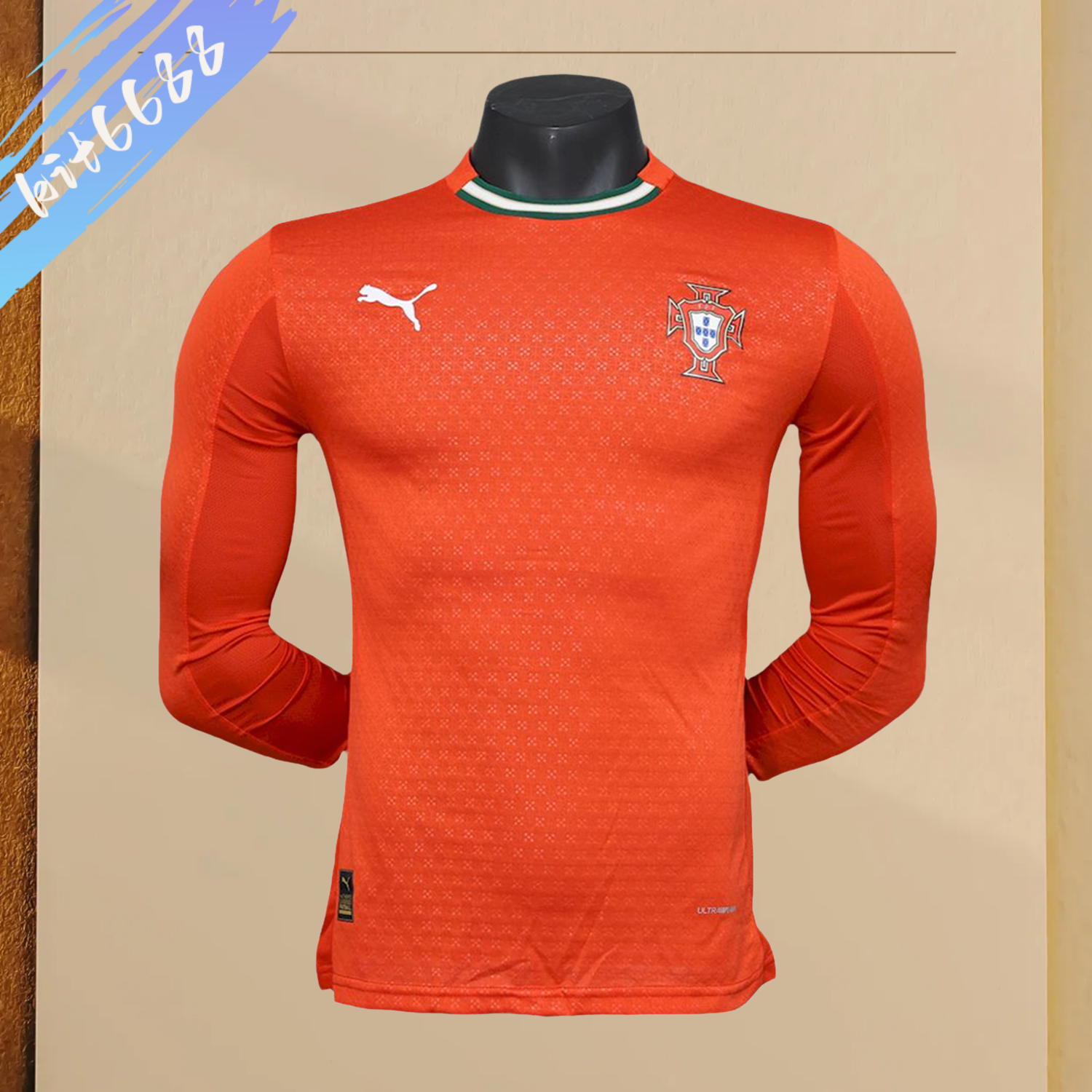 2025/2026 Portugal Home Long Sleeves Football Shirt （Player Edition）