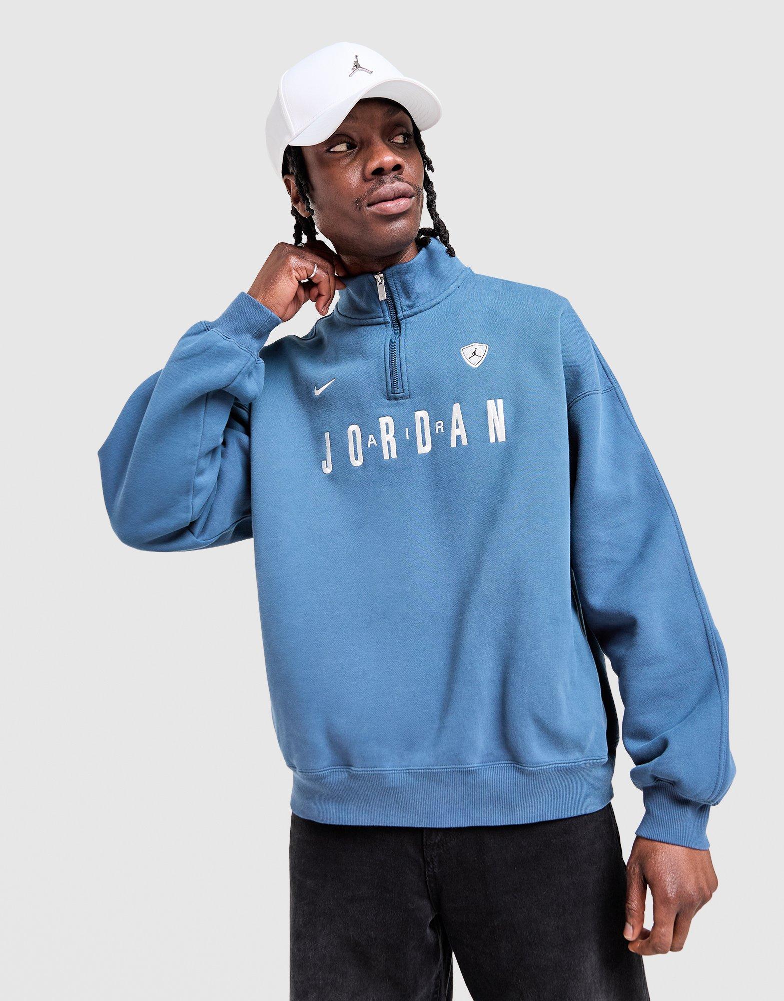 Jordan Flight Graphic 1/2 Zip Fleece Top