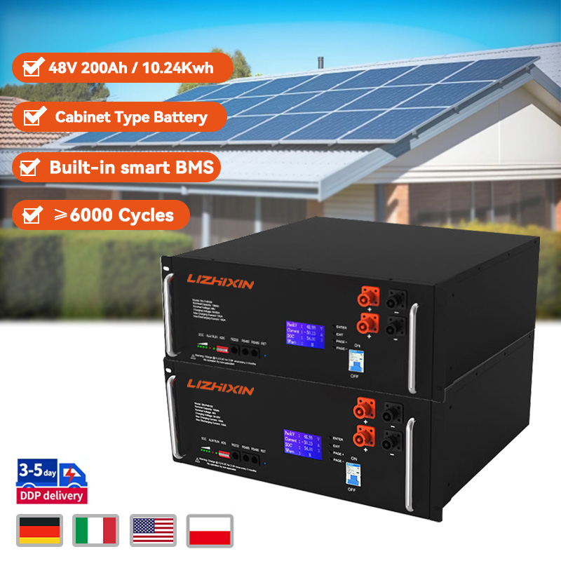 Rack mounted battery 48v 200ah