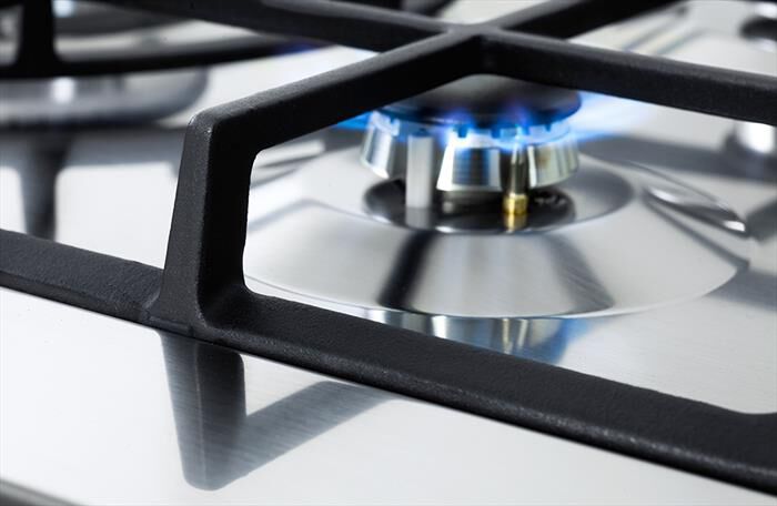 DE LONGHI - Piano cottura a gas NSL 590D X 90cm-Inox