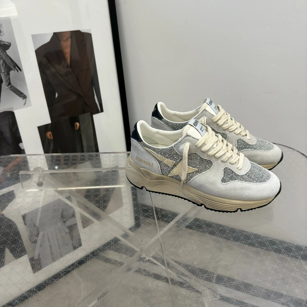 Golden Goose Running Sole Genuine Leather Running Shoes