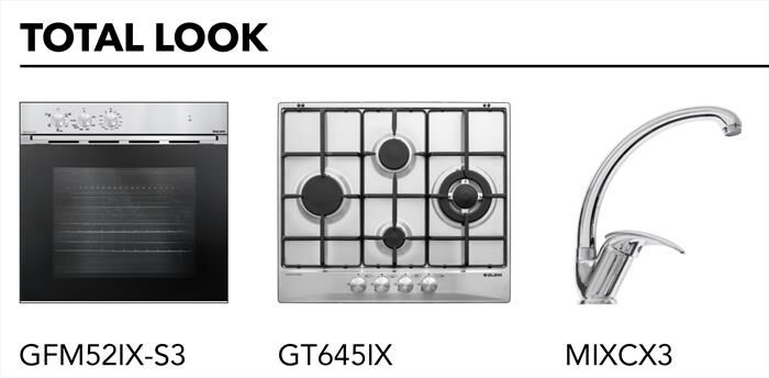 GLEM GAS - Lavello lineare GL216IXD 2 vasche-Inox