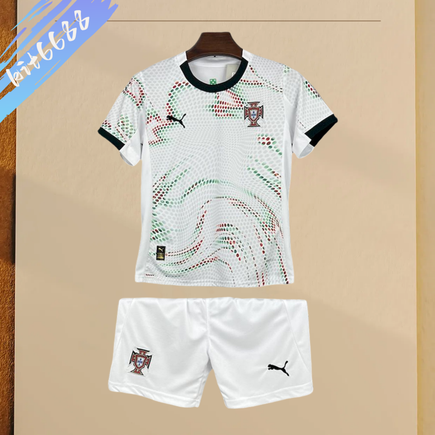 2025/2026 Portugal Away Kids Football Shirt (Kids Kit socks)