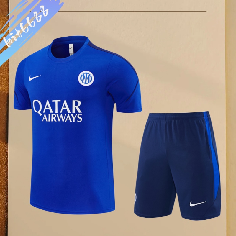 26/27 Inter Milan Short Sleeve Training Clothes (adult Kids Kit)