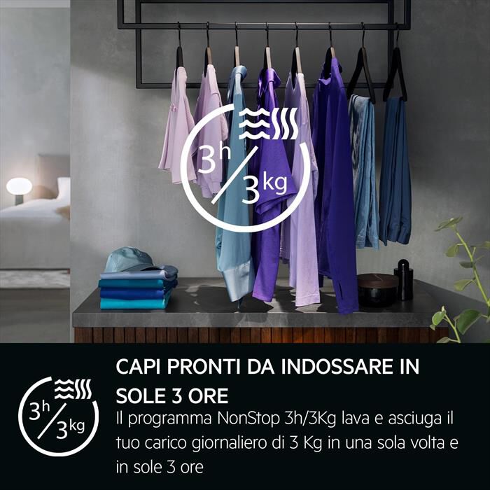 AEG - Lavasciuga LWR9C16BAY 10/6 Kg Classe A/BY-Bianco