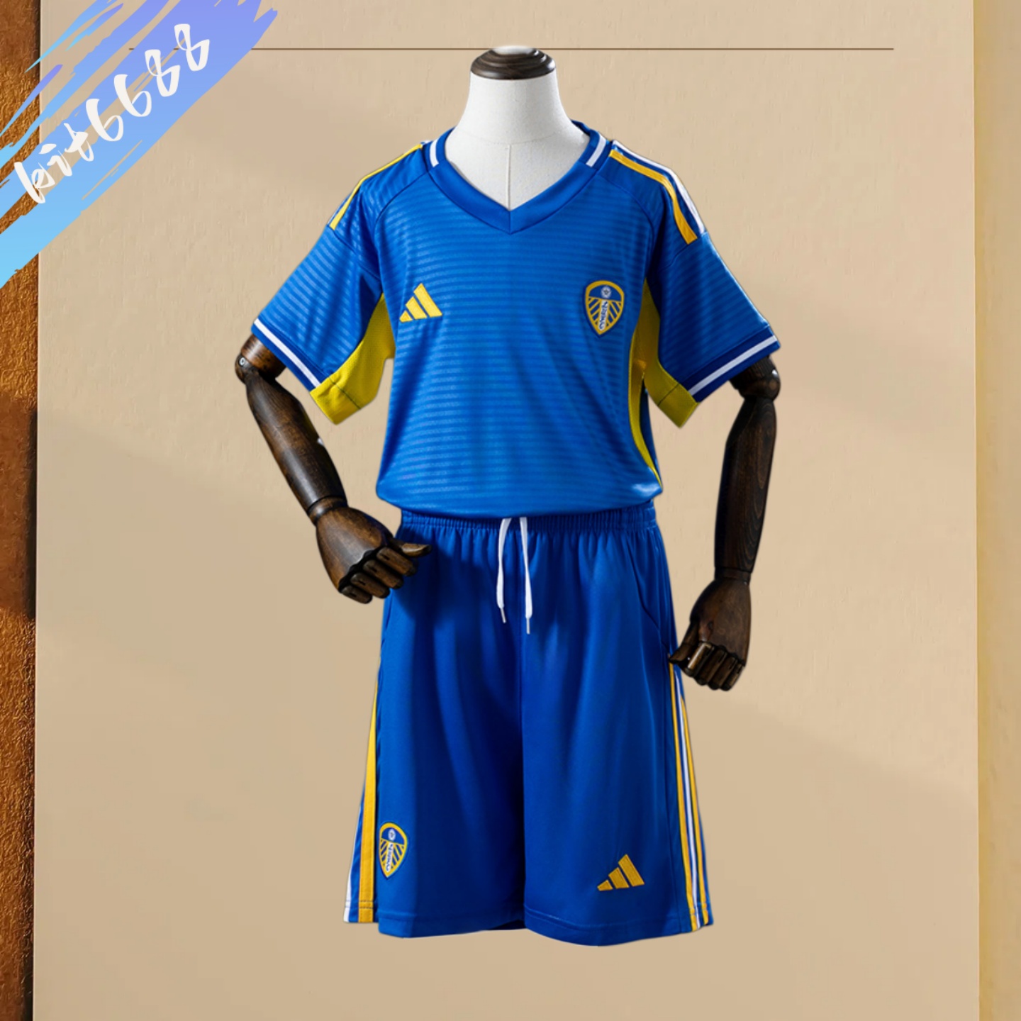 2025/2026 Leeds United Away Football Shirt (Kids Kit socks)