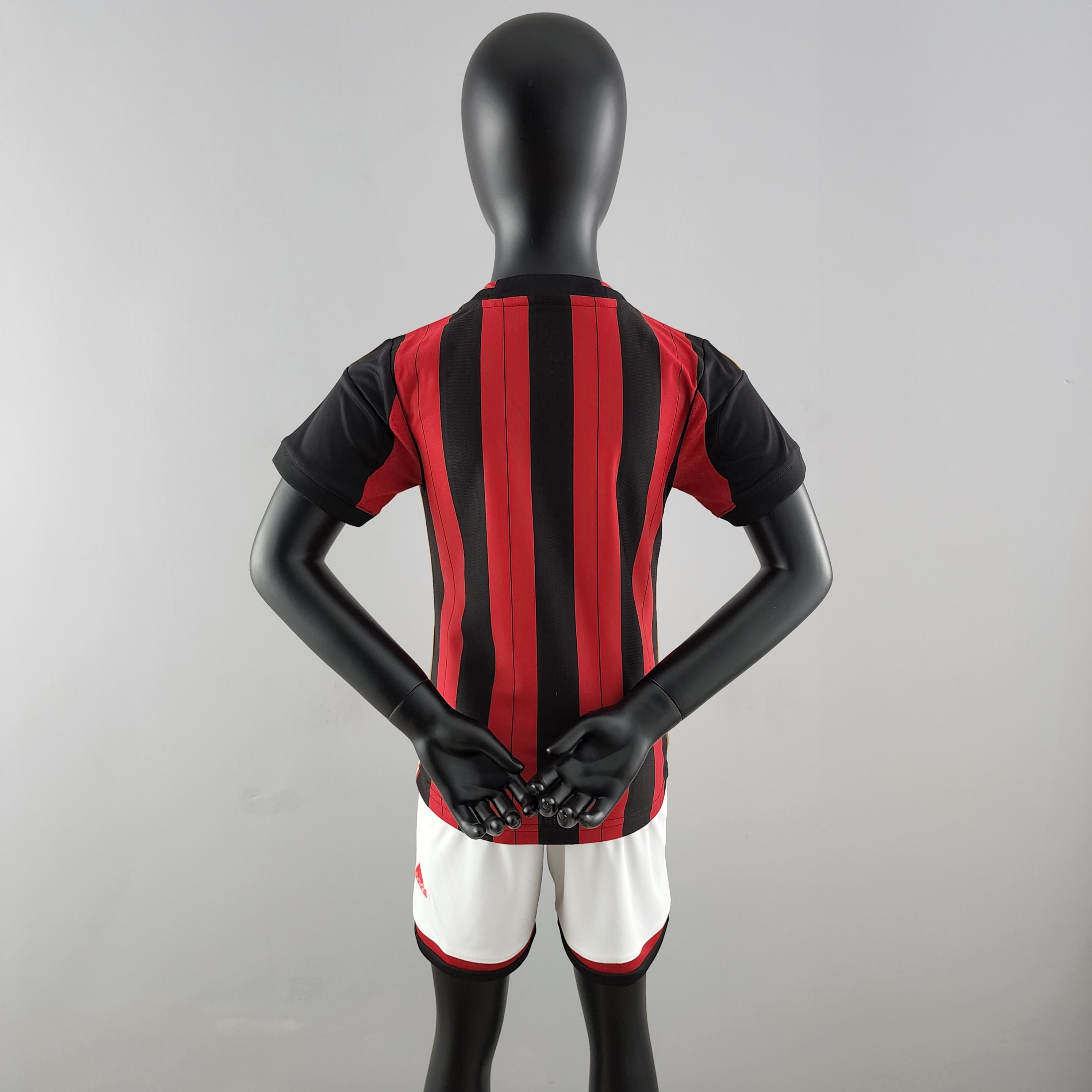 2013/2014 AC Milan Home Retro Football Jersey (Kids Kit)