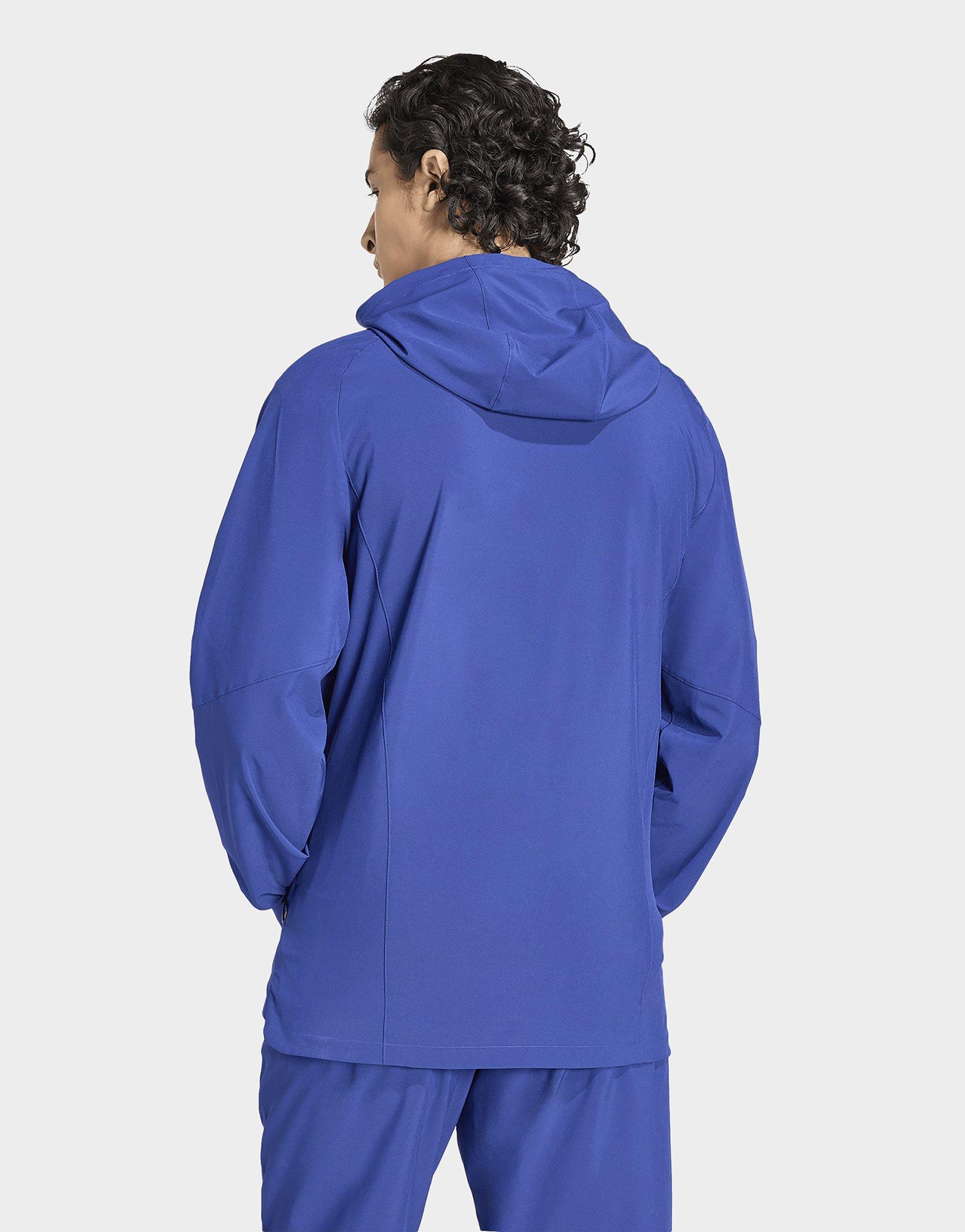 adidas Italien Tiro Travel Windbreaker, durchgehender Reißverschluss