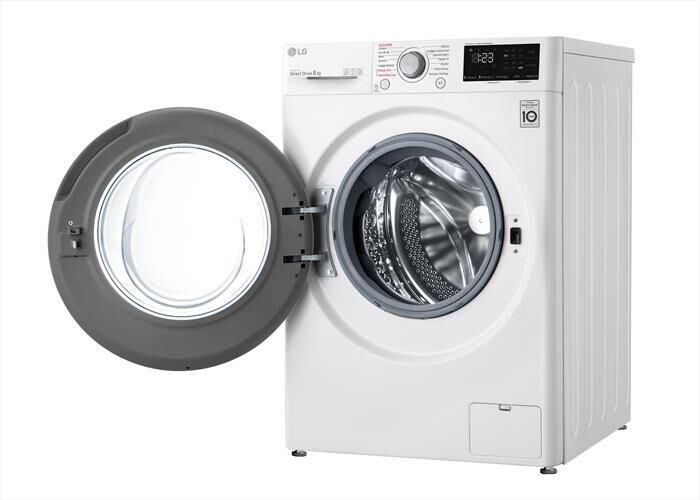 LG - Lavatrice F2WV3S7S4E 7 Kg Classe D-White