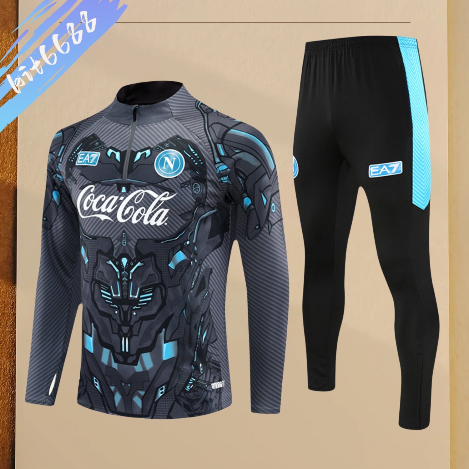 2025/2026 Napoli City Adult Half Zip Training Suit (Adult Kit)