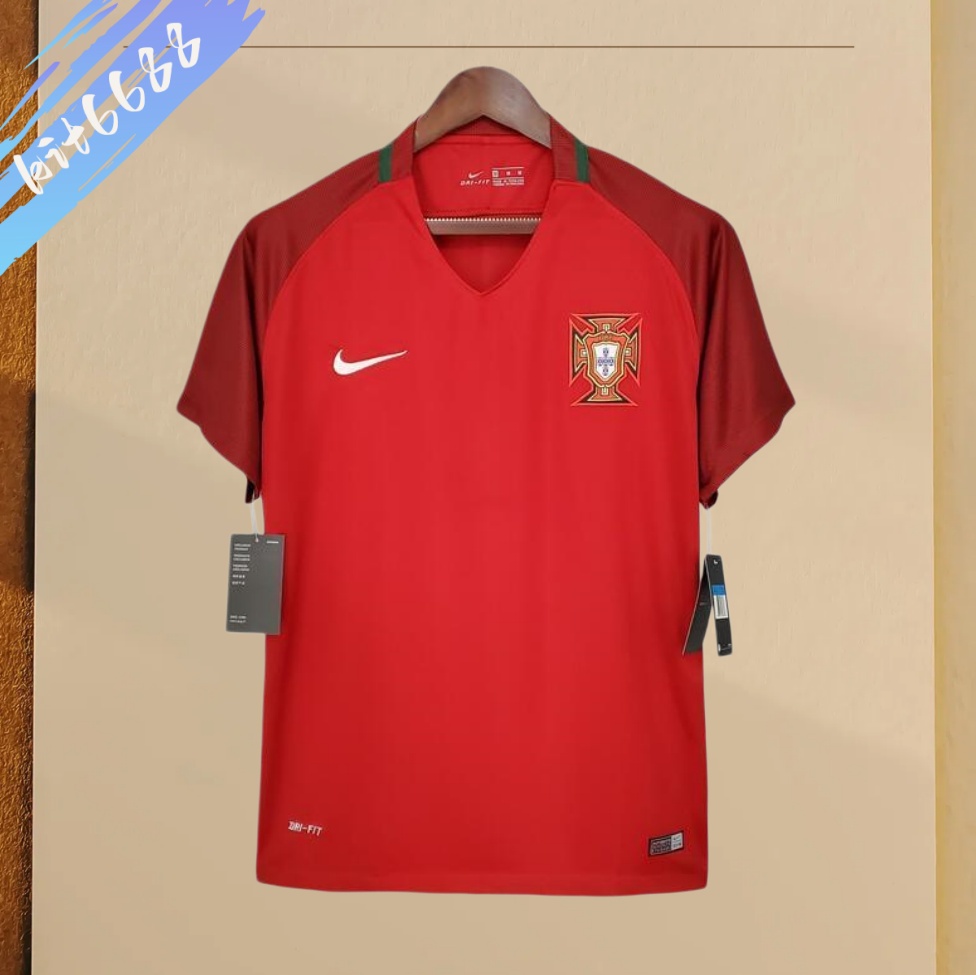 2016 Portugal home Retro Football Shirt