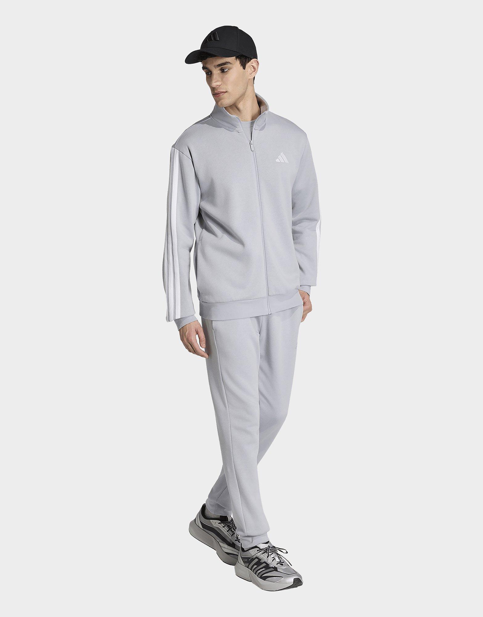 adidas 3-STREIFEN FLEECE TRAININGSANZUG