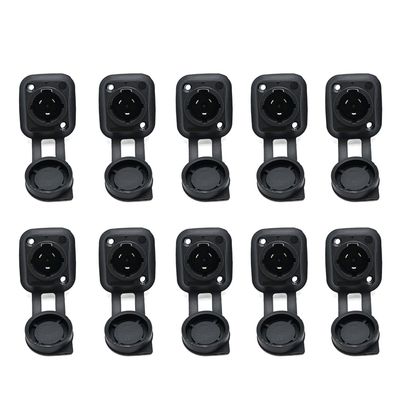 10pcs IP65 Truecon Male Female Socket Chassis Connector TR402