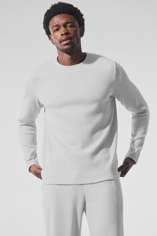 Elevate Waffle Long Sleeve Crew