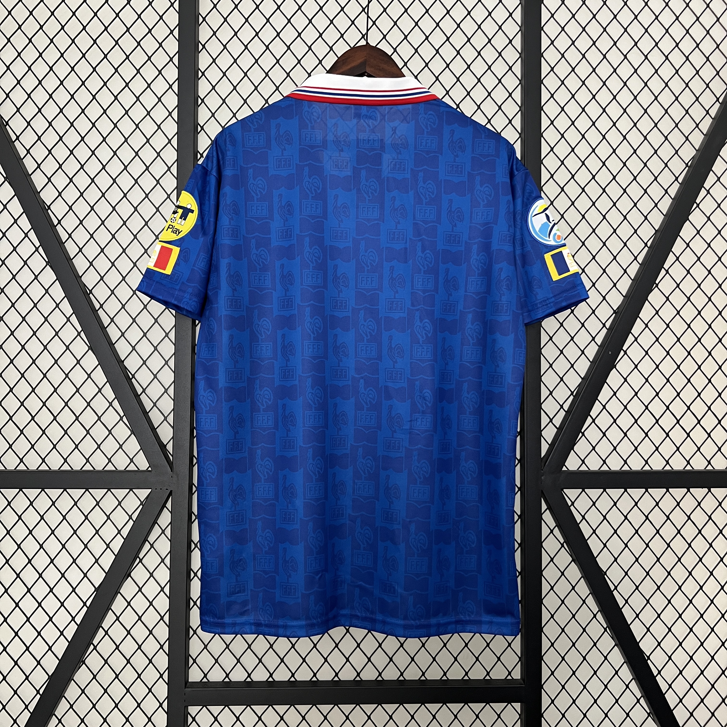 1996 France Home Retro Football Shirt