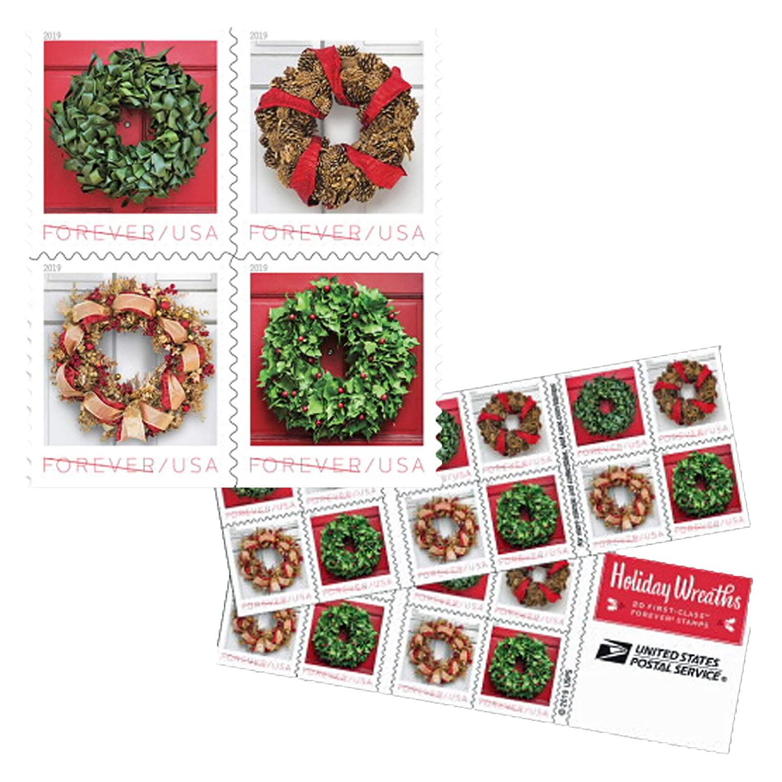 🔥(Hot Sale)100 PCS-Holiday Wreaths