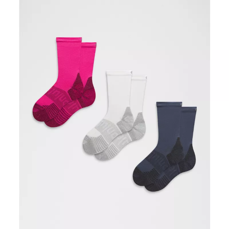 Unisex Power Stride Cushion Crew Socks 3 Pack