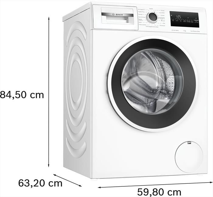 BOSCH - Lavatrice Serie 4WAN28219IT 9Kg 1400G Classe A-Bianco