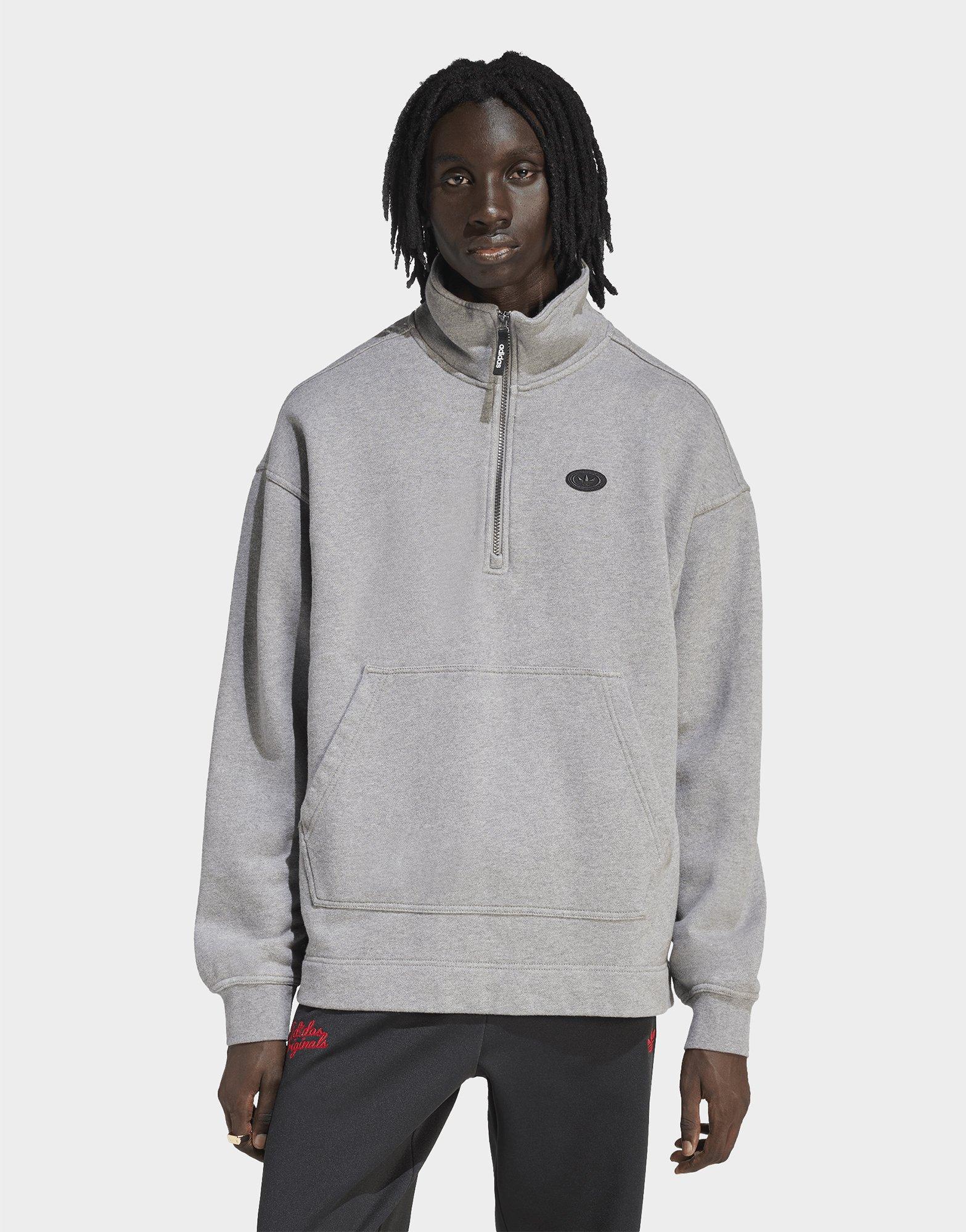 adidas 90s ALTERNATIVE SPORT HALF ZIP GRAPHIC FLEECE-SWEATSHIRT