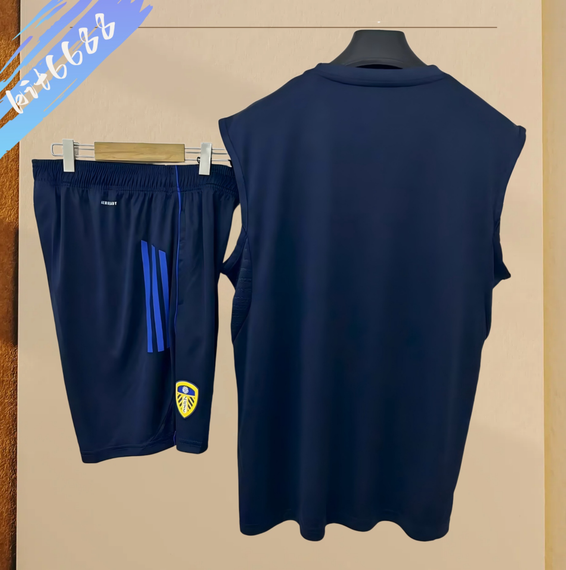 2025/2026 Leeds United training royal blue Football Shirt (Adult Kit )