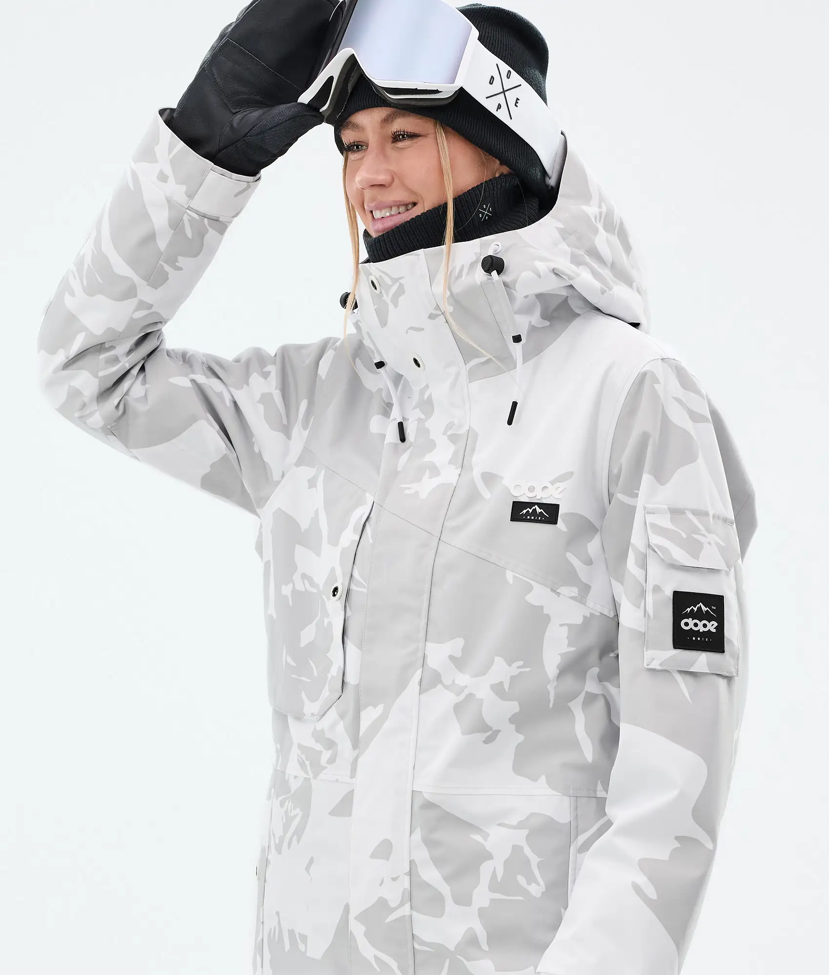 Adept W Snowboard Jacket Women Grey Camo