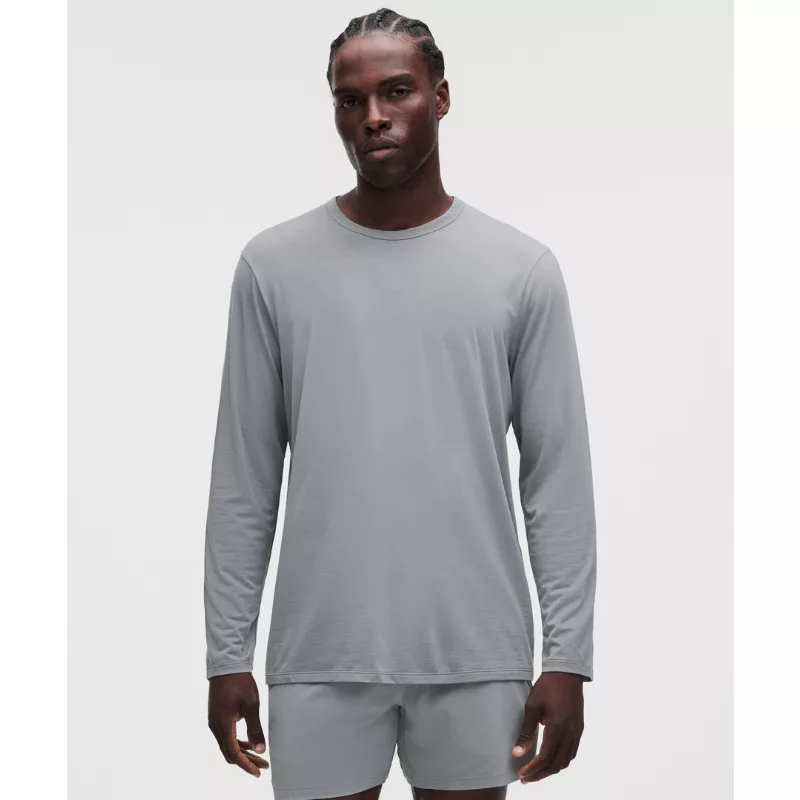 Mile Maker Merino Wool-Blend Long-Sleeve Shirt