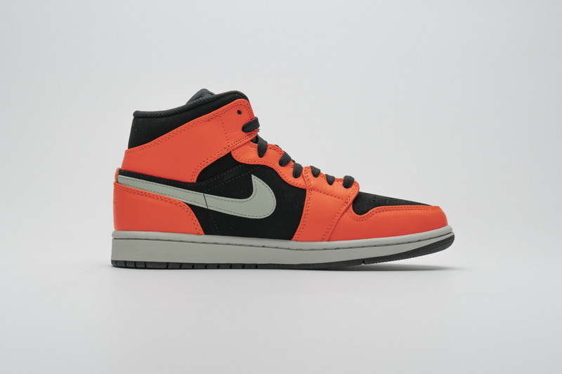 Air Jordan 1 Mid Black Cone 554724-062