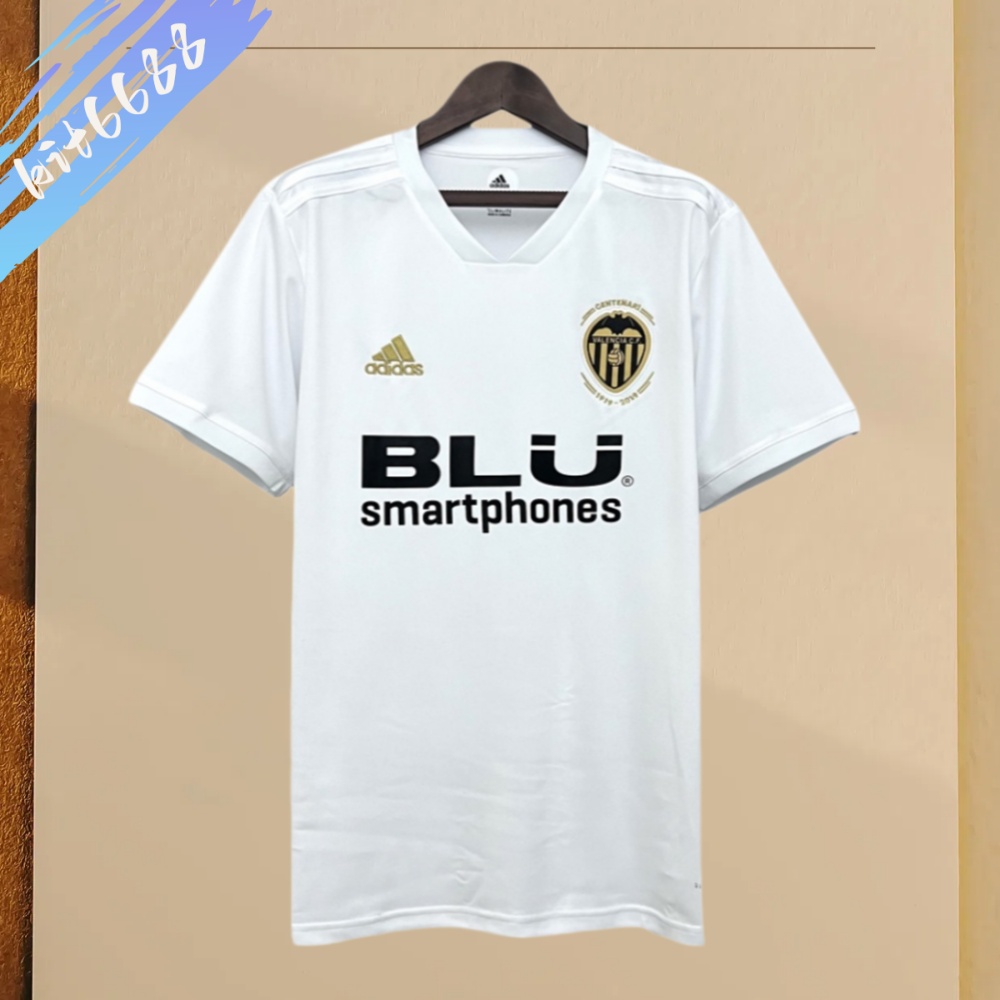 2018/2019 Valencia Home Retro Football Shirt