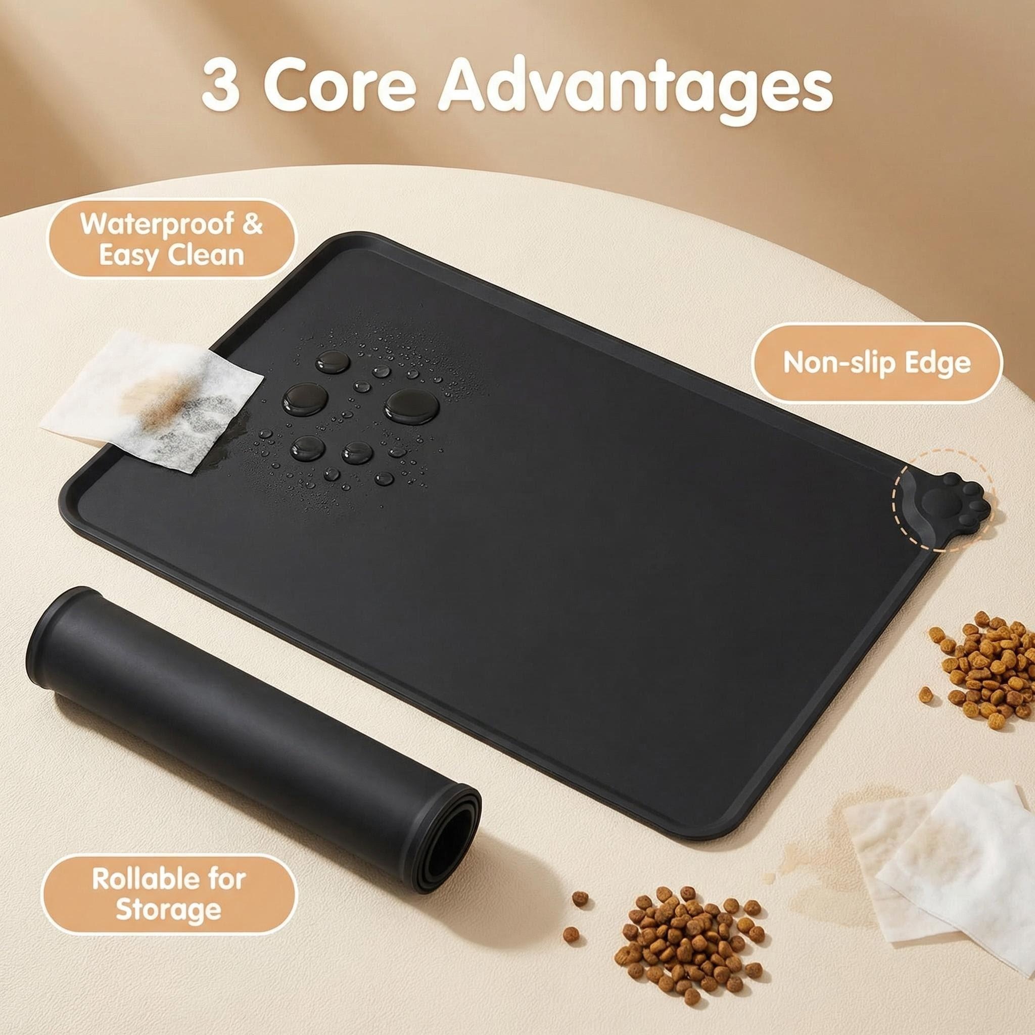 Multi-Use Silicone Pet Mat for All Pet Scenarios