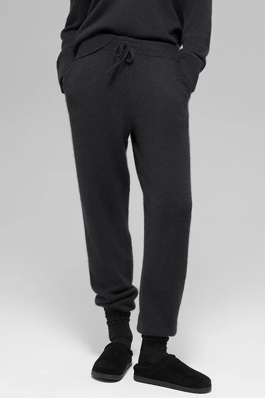 Wool Cashmere High-Waist New Class Jogger