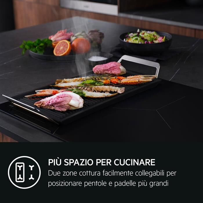 AEG - Piano cottura elettrico TI64IB30IZ 58 cm-Nero
