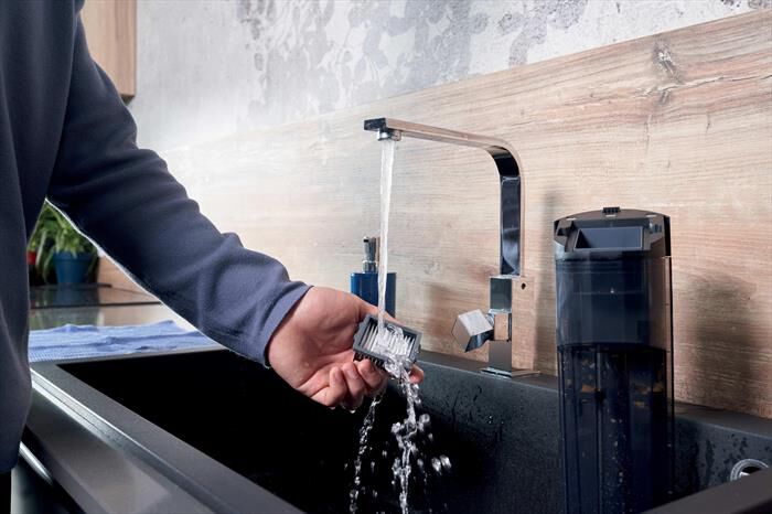 HOOVER - Scopa elettrica HW300 011-Nero, Argento