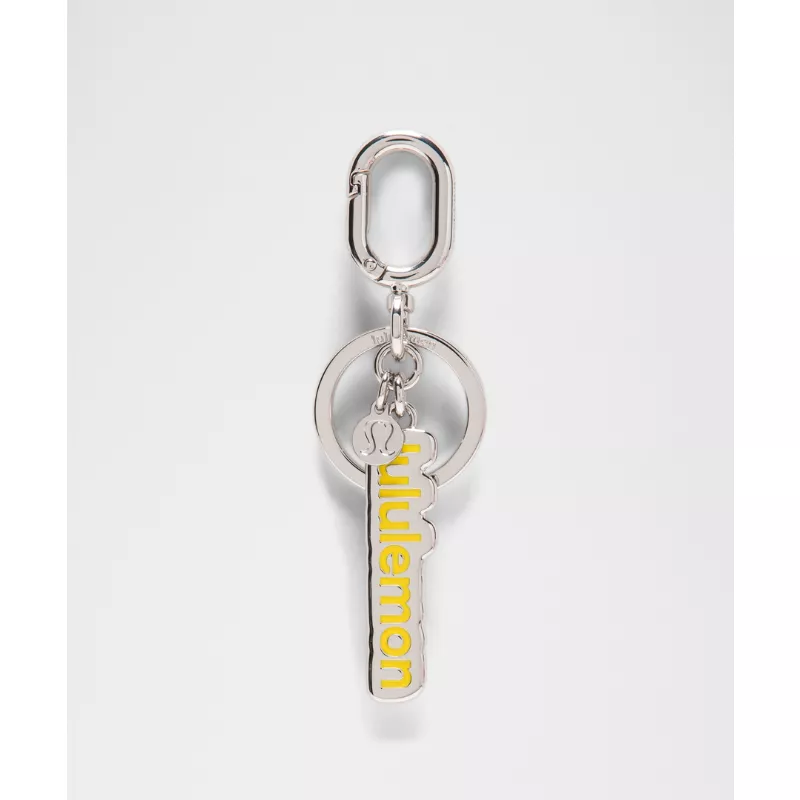 lululemon Metal Keychain