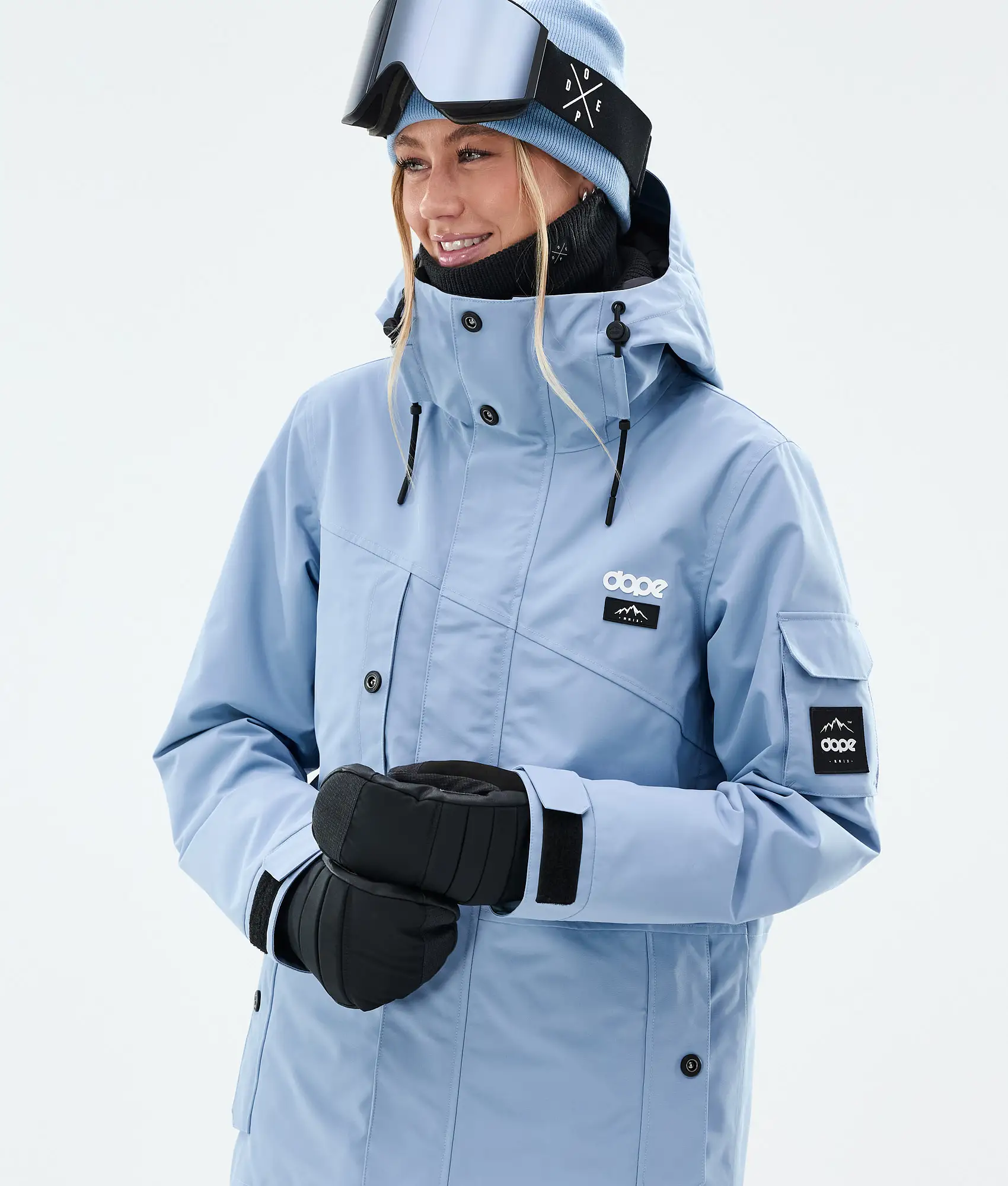 Adept W Snowboard Jacket Women Light Blue