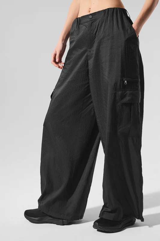 Sheer Game Time Wide Leg Jogger
