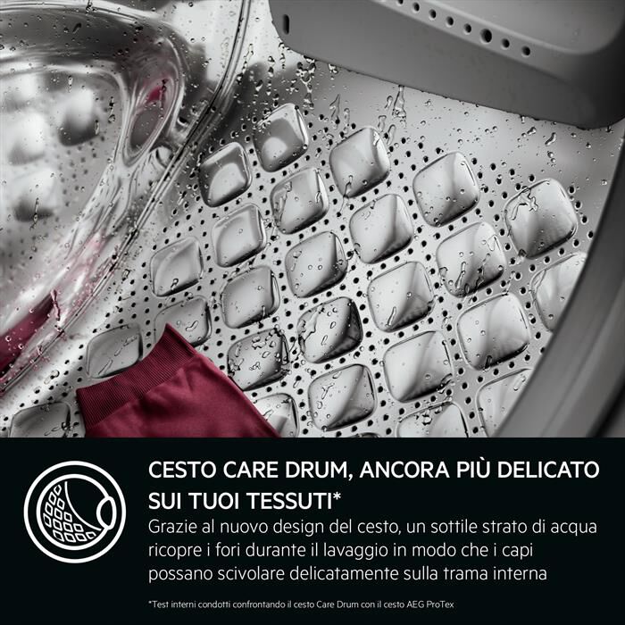 AEG - Lavatrice LR7HEU94BY 9 Kg Classe A-Bianco/oblò nero