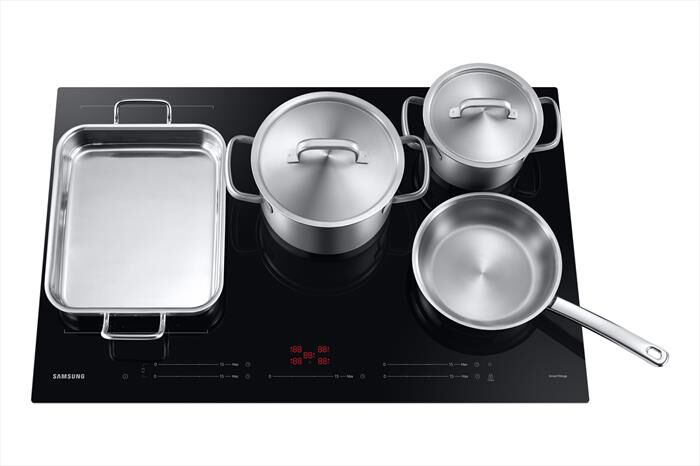 SAMSUNG - Piano cottura a induzione NZ85C5047FK/U1 80cm-Nero