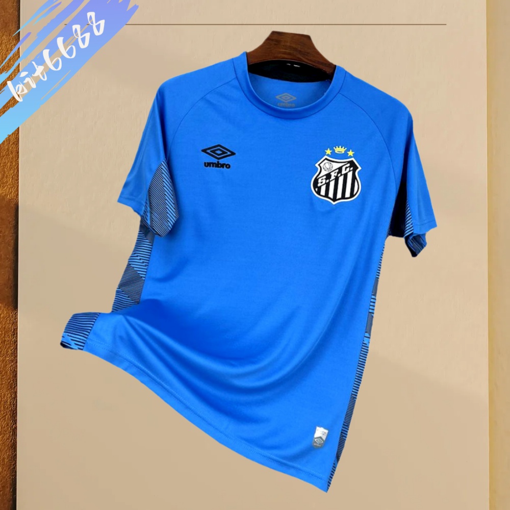 2025/2026 Santos Blue Goalkeeper Football Shirt (Fan Edition)