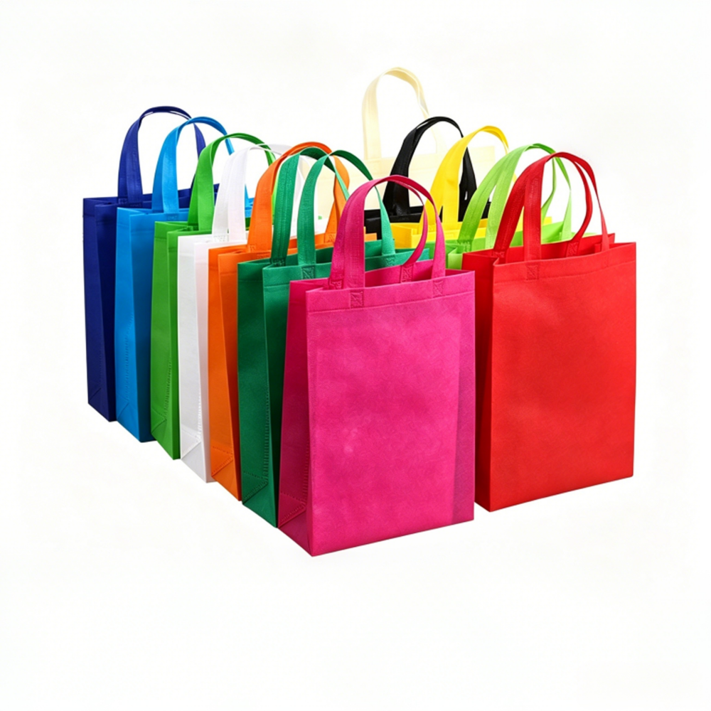 Laminated Non-Woven Tote Bag, Custom Logo Waterproof Advertising Bag, Eco-Friendly Laminated Shopping Bag, Reusable Printed Non-Woven Handbag, Factory Bulk Wholesale