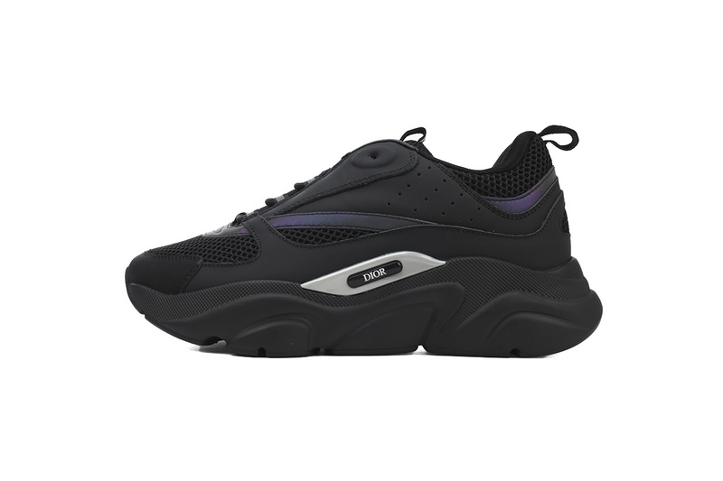 Dior Black Laser 'B22' Sneakers Cream