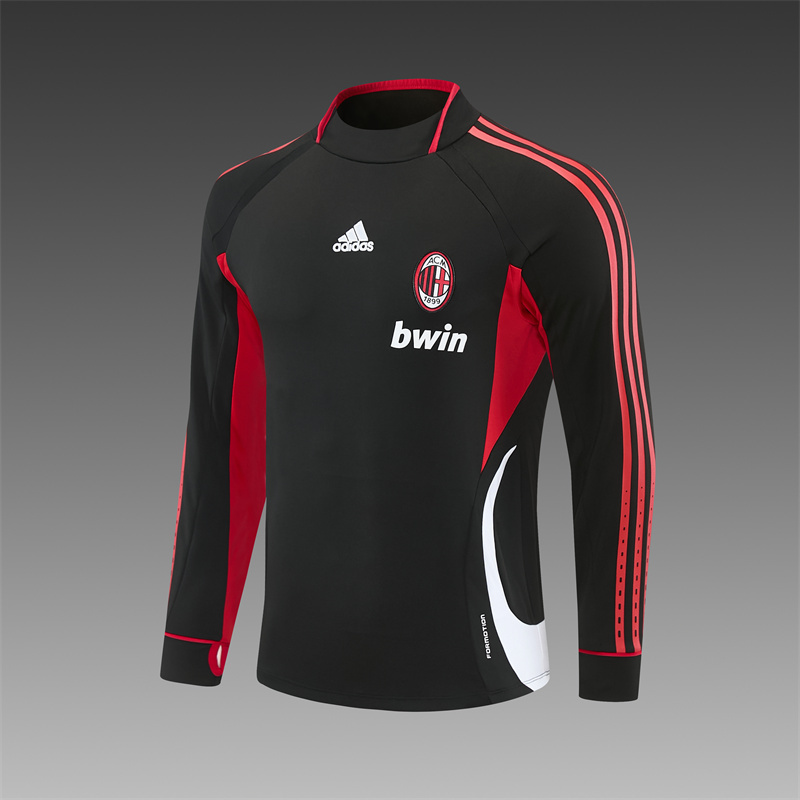 06/07 AC Milan Retro Training Shirt Long Sleeve Football Shirt