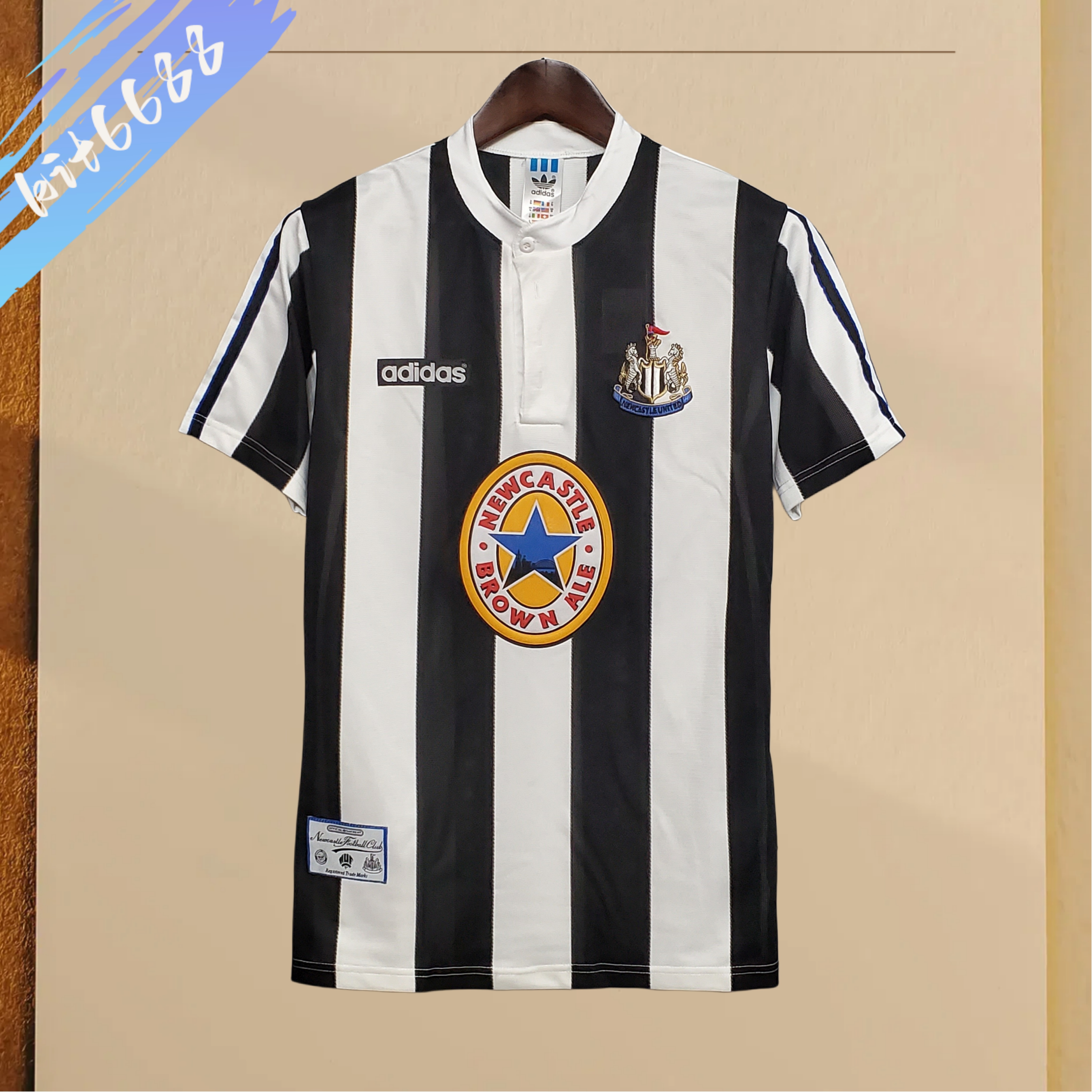 1995/1997 Newcastle United home Retro Football Shirt